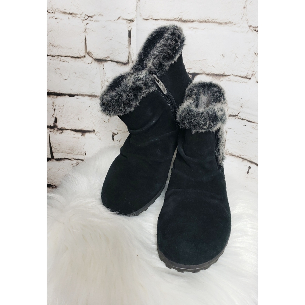 Khombu Faux Fur Lined Suede Winter Boots sz 8